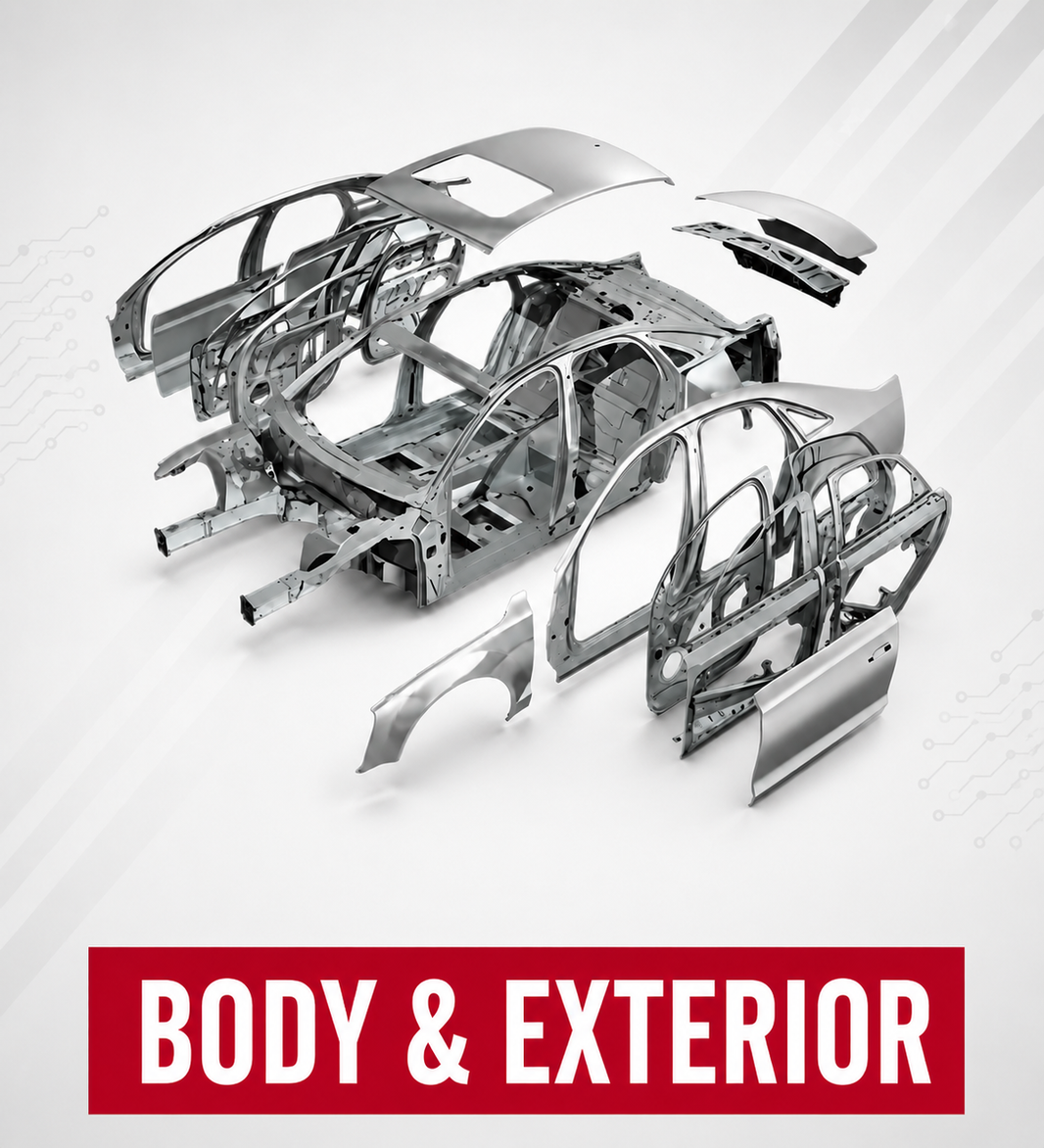 Body and exterior parts